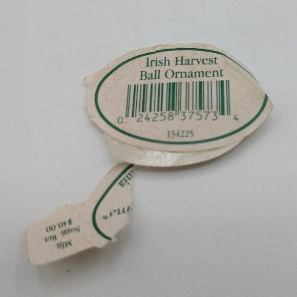 Waterford Holiday Heirlooms Irish Harvest Ball Ornament Made in Romania W/Box - Picture 9 of 13